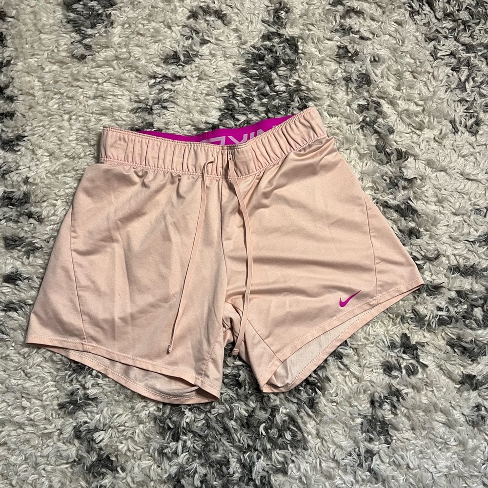 Nike Dri-Fit shorts size XSmall, peach color